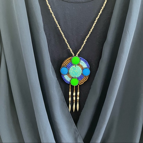 Navy blouse - Picture 3 of 5